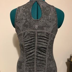 BOGO! MPG. Spandex top with shelf bra. Gray.